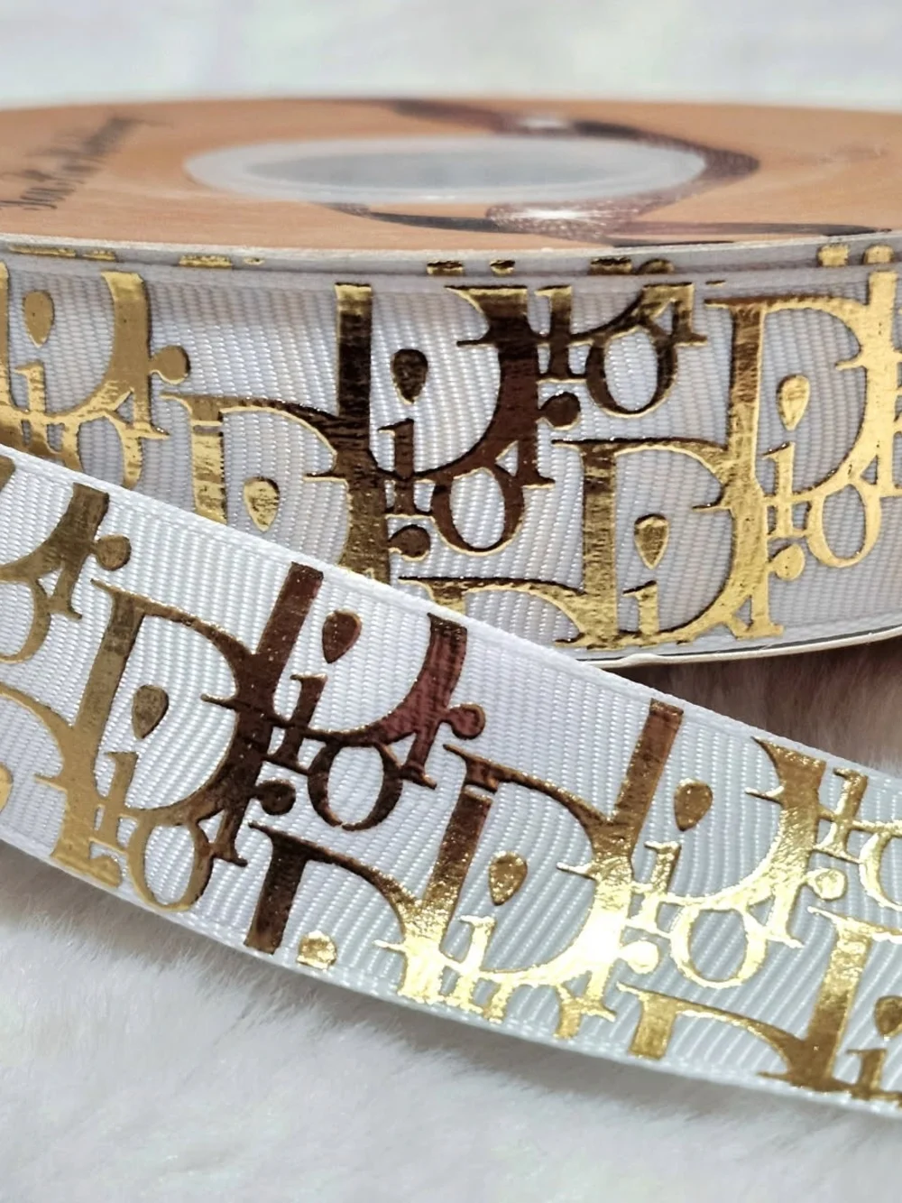 Black, Red, Pink, White & Gold 20 Yds Ribbon